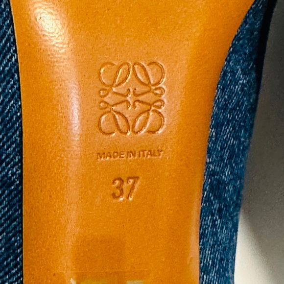 NWT Loewe Ripped Denim Mule 37 - Picture 8 of 12